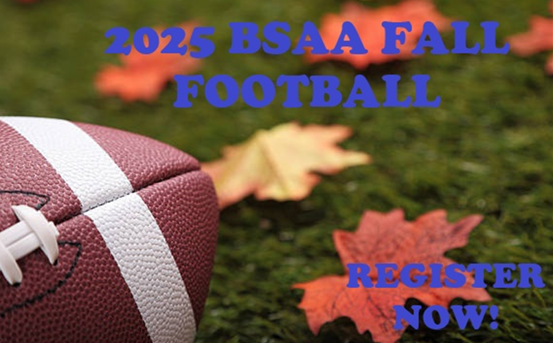 REGISTER NOW FOR FALL FOOTBALL