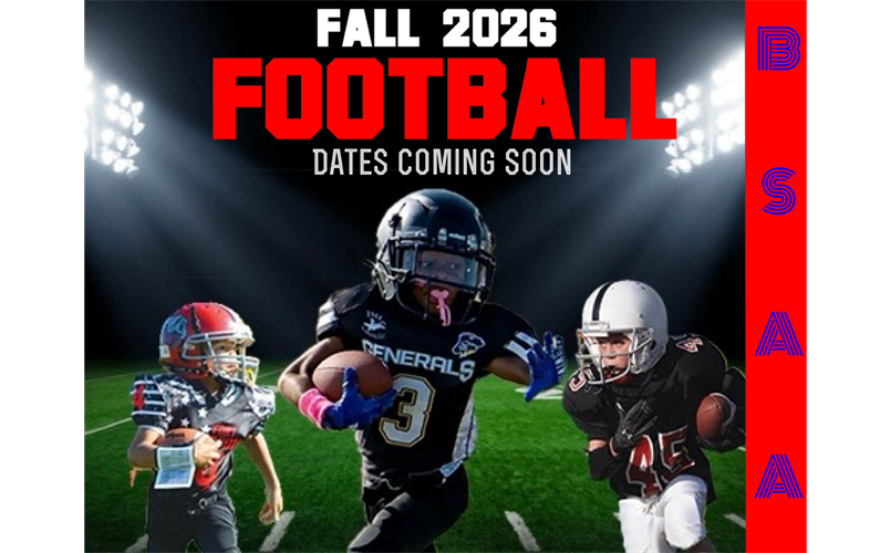 COMING SOON - FALL 2026 FOOTBALL DATES